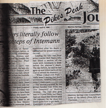 The Pikes Peak Journal's front page